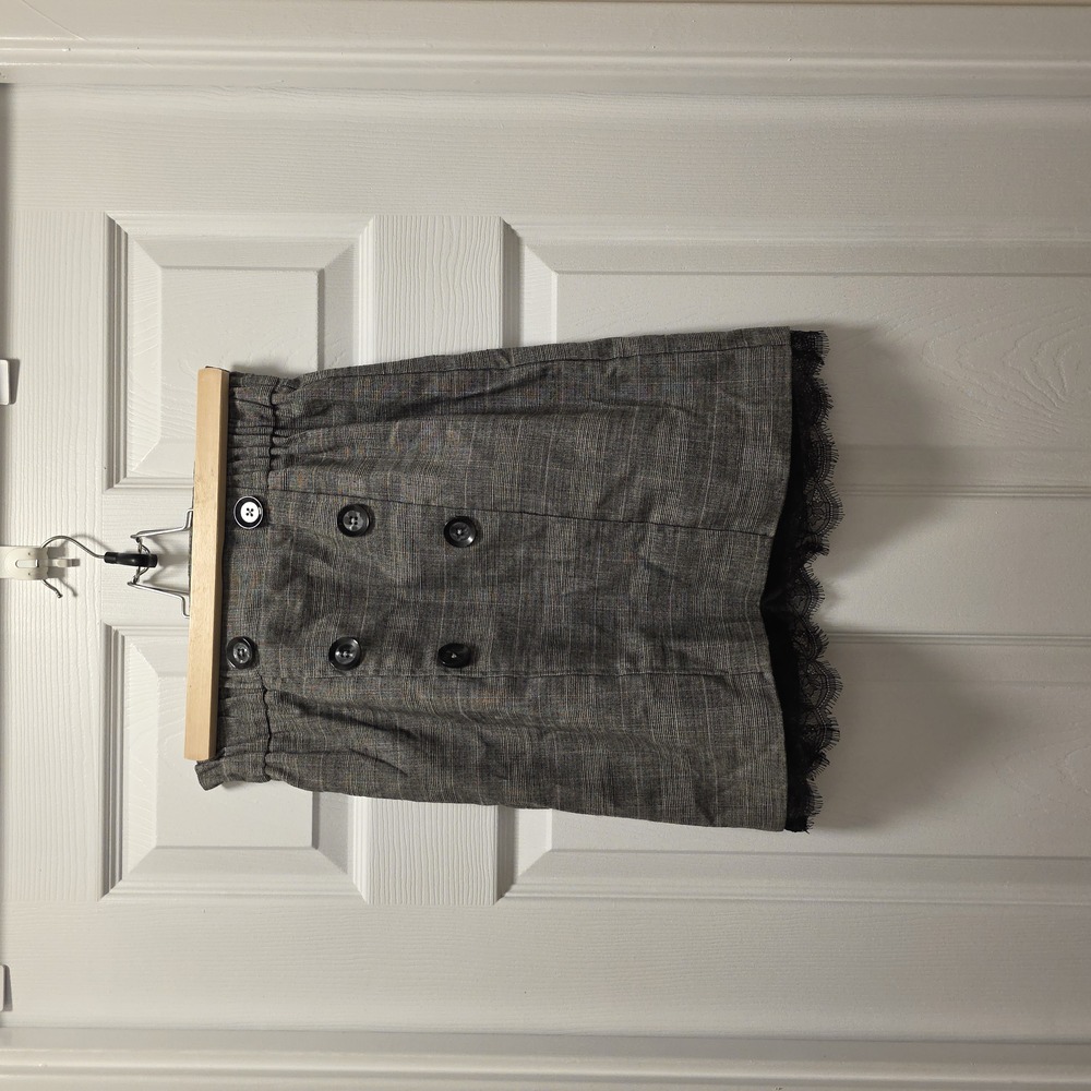 Dynamite Mini Plaid Skirt